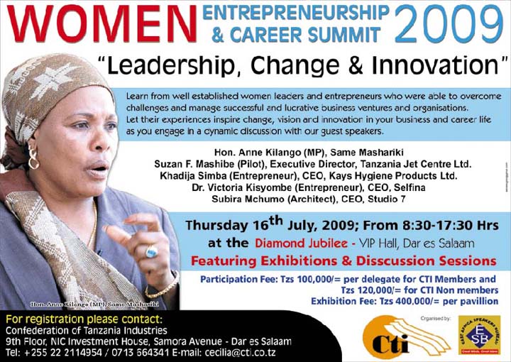 Women, Entreprenuership and Career Summit 2009