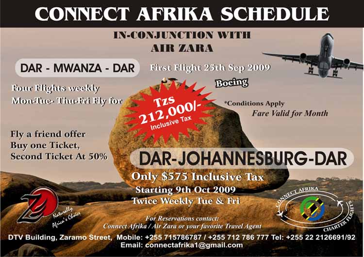 Connect Afrika Schedule