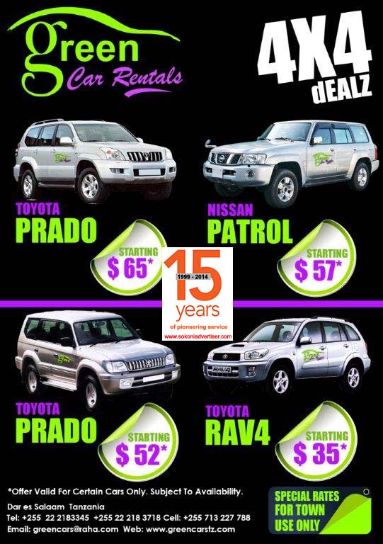 4×4 dealz on rentals