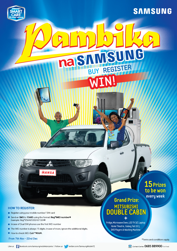 Buy – Register – Win! Pambika na Samsung