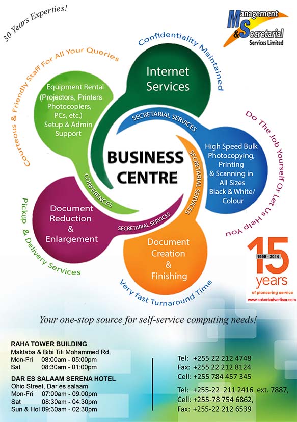 Business centre – your one-stop source for self-service computing needs