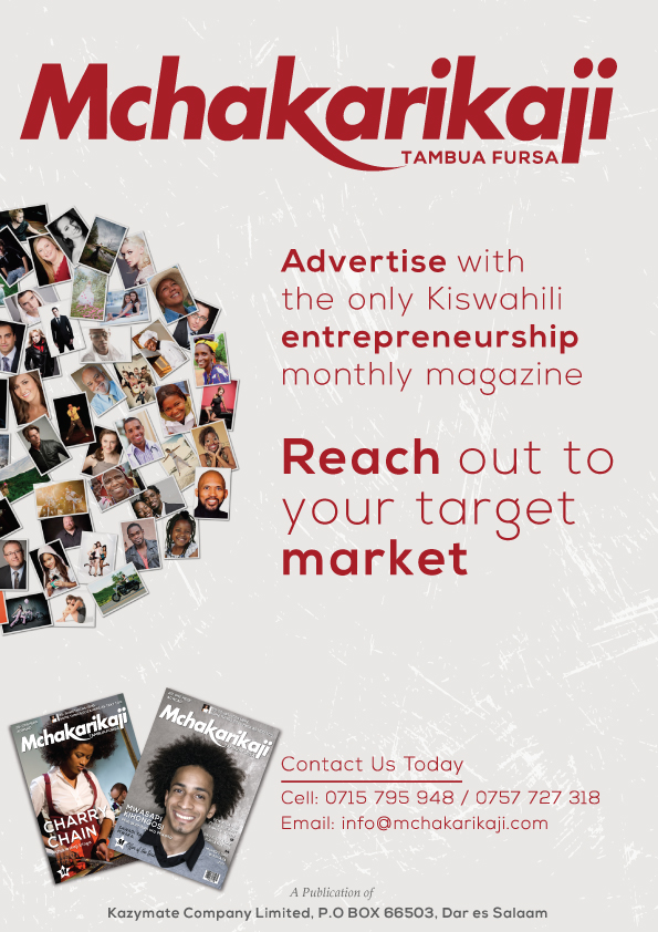 Mchakarikaji – Advertise with the only Kiswahili magazine