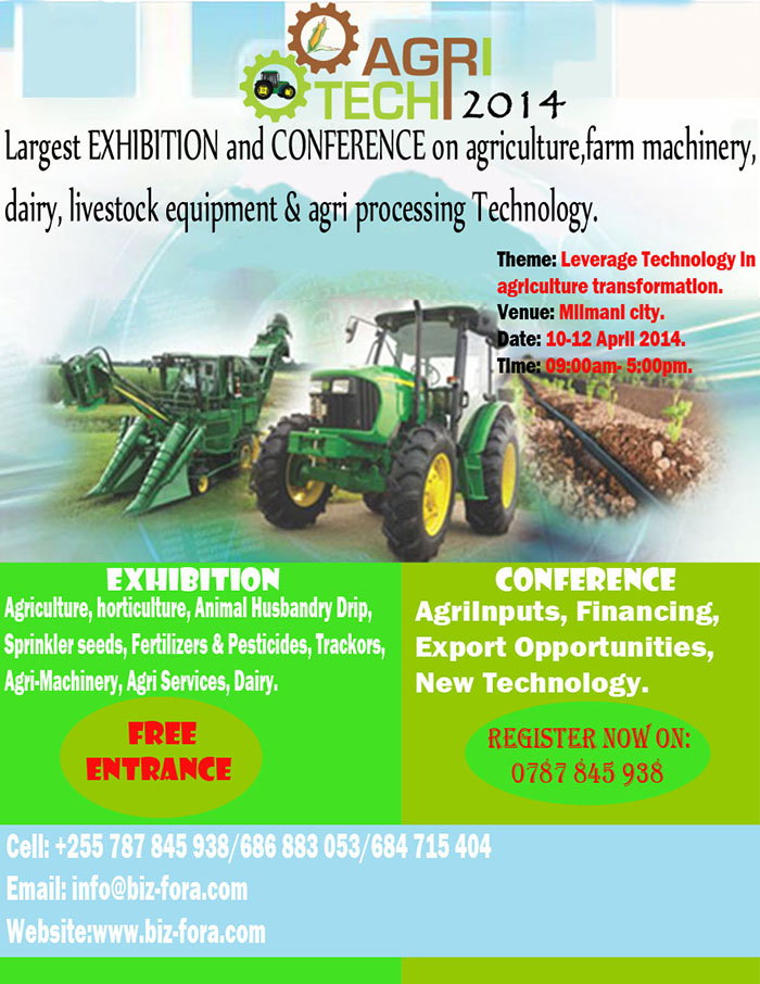 Register now for AgriTech 2014