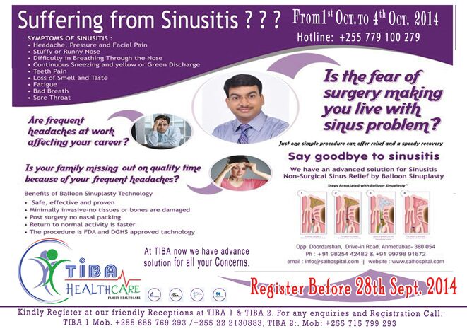 Suffering from Sinusitis?