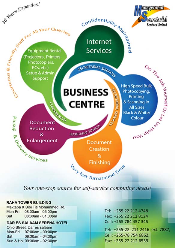 Business Centre – 30 years expertise