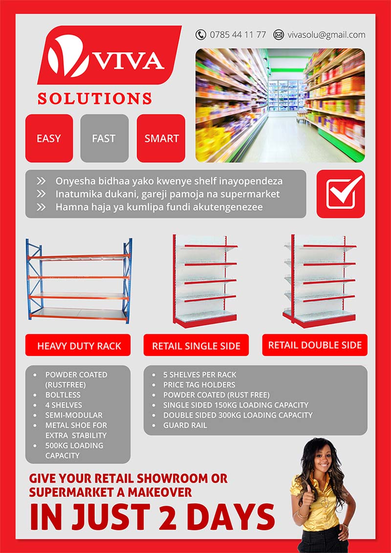 EASY , FAST & SMART – RACKS AND SHELVES