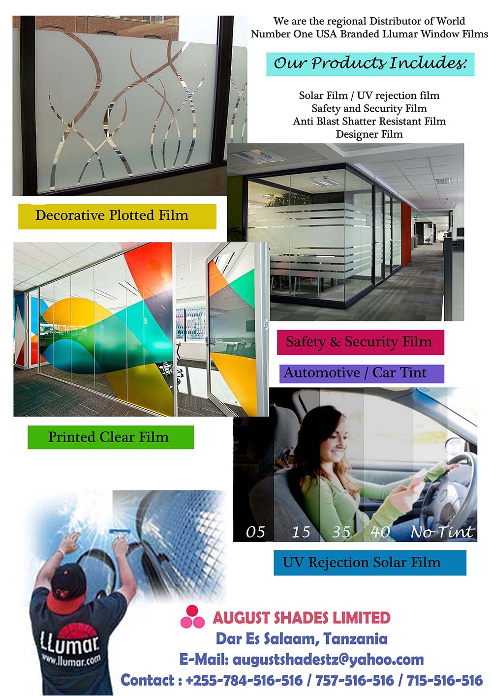 The Number One USA-Branded Llumar Window Films