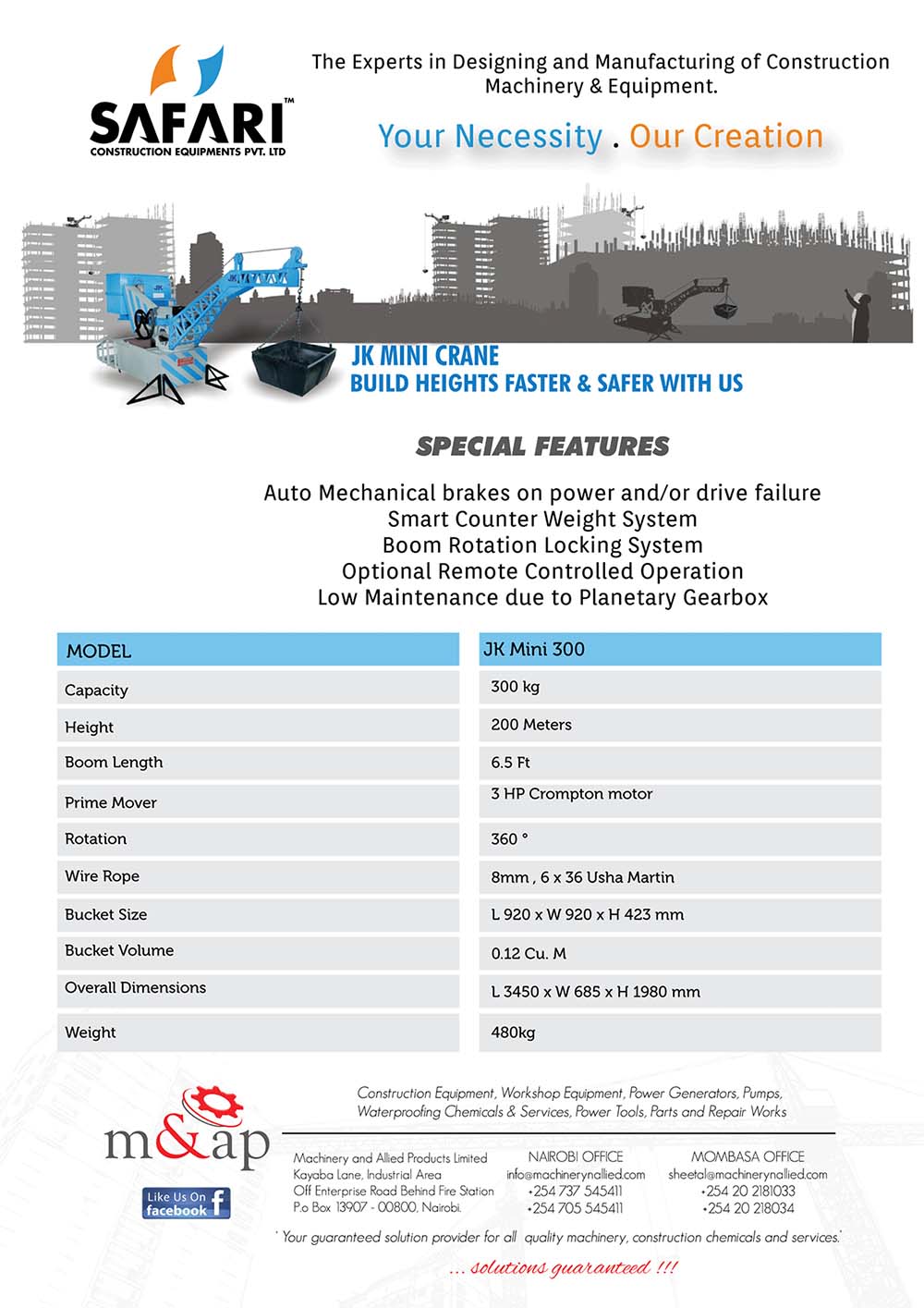 Safari JK Mini Crane