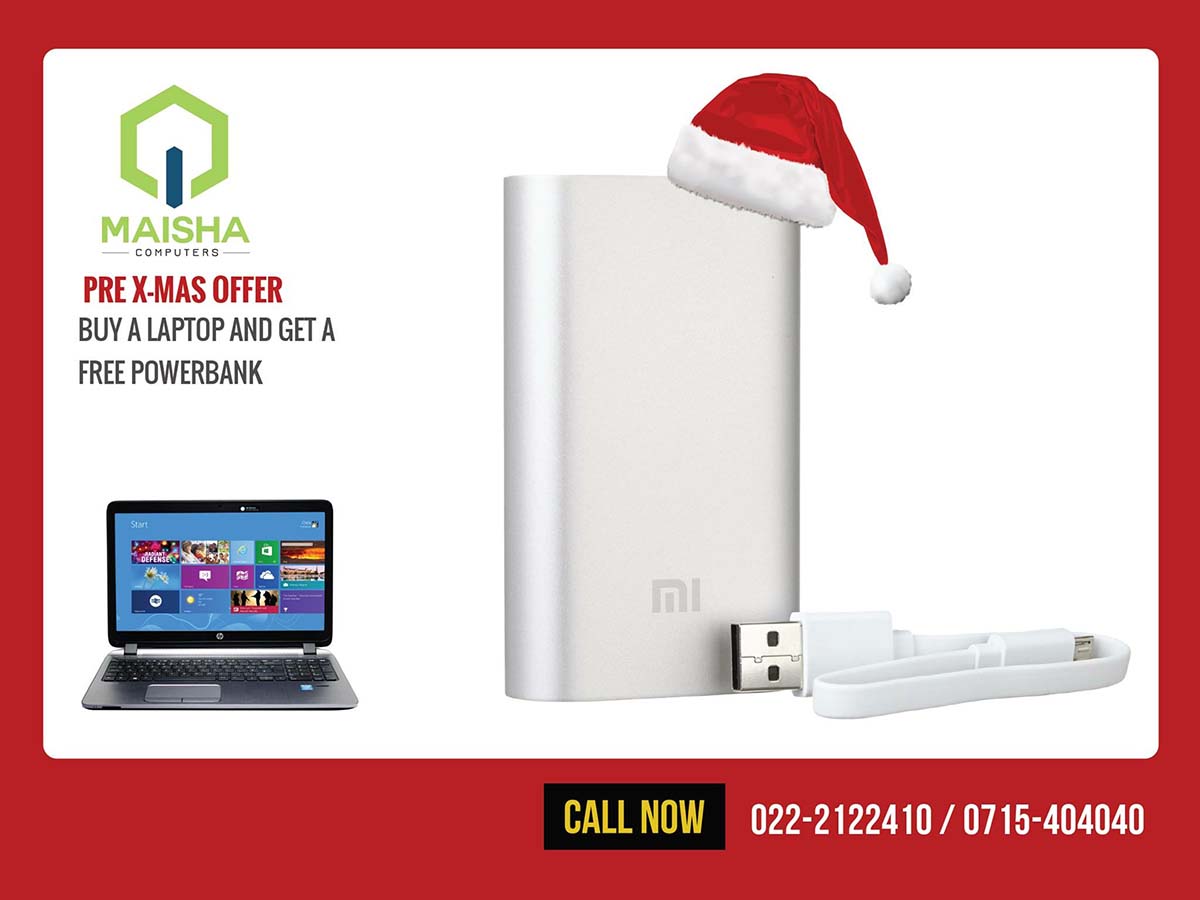 Pre X-mas offer on Laptops