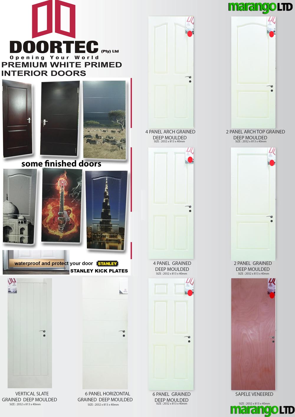 Doortec A4 Brochure Email