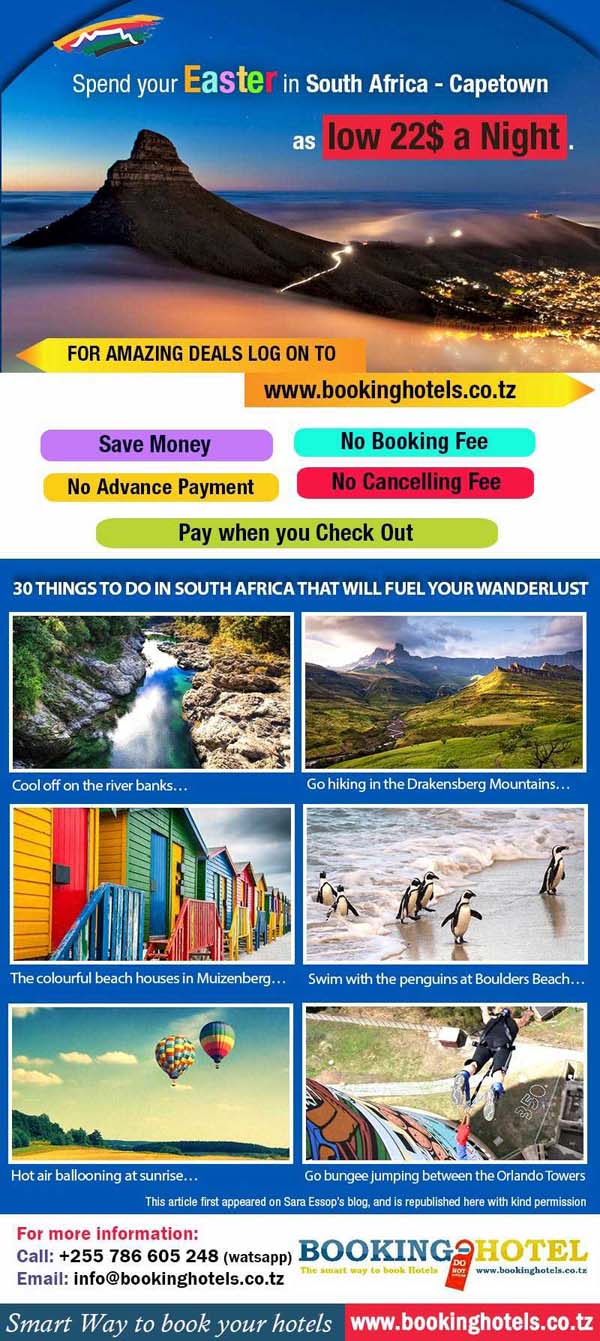 Spend your Easter in Cape Town