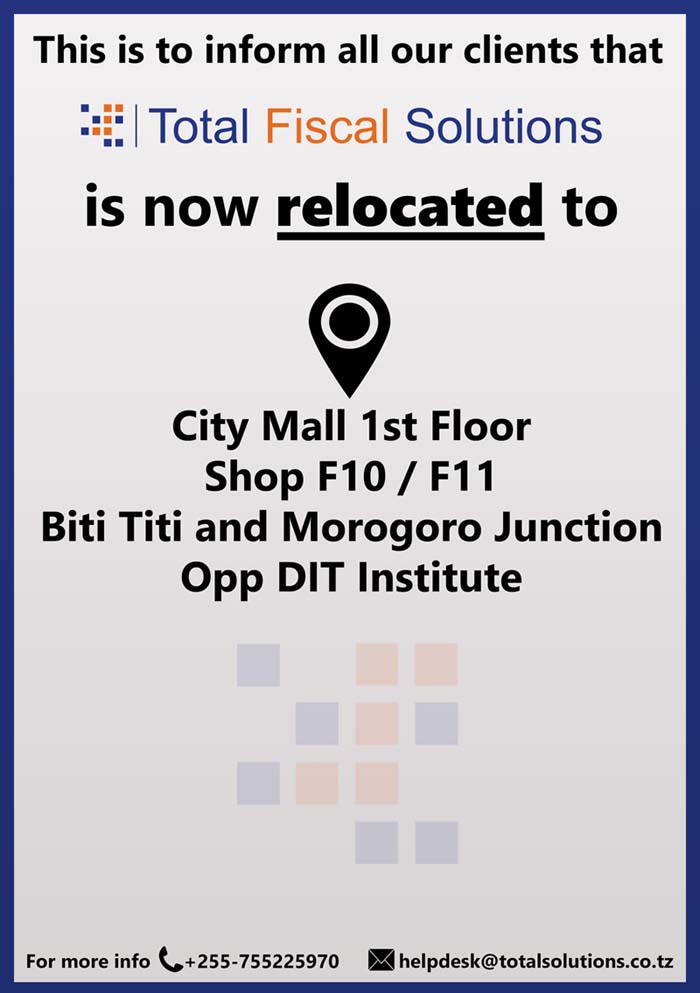We have relocated