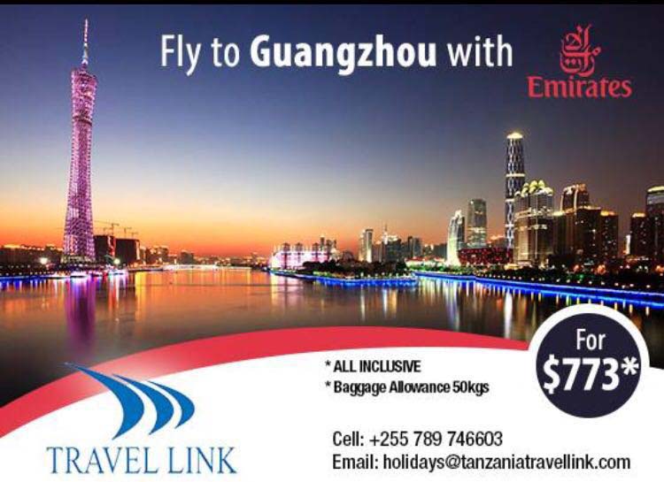 Fly to Guangzhou with Emirates