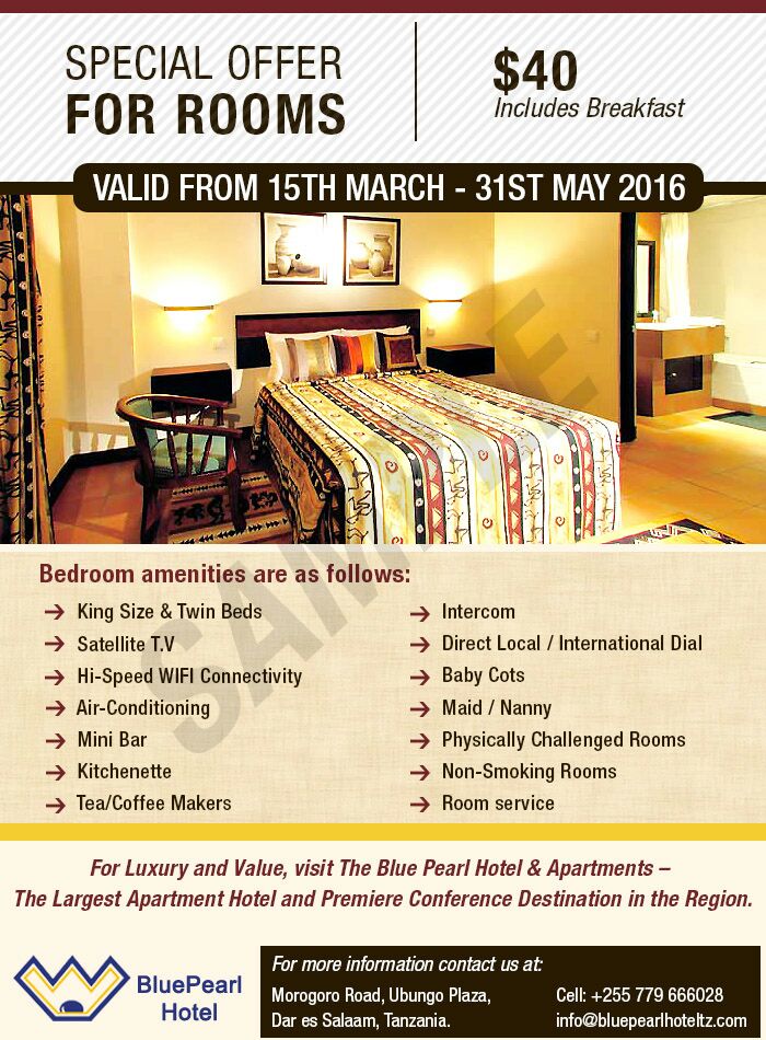 Special Offer for Rooms