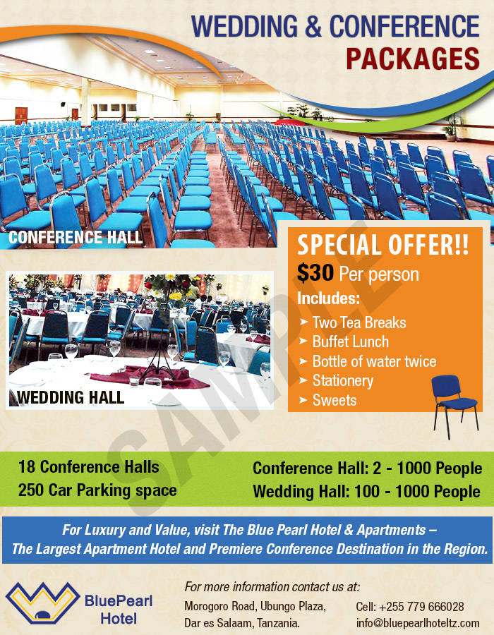 Wedding & Conference package