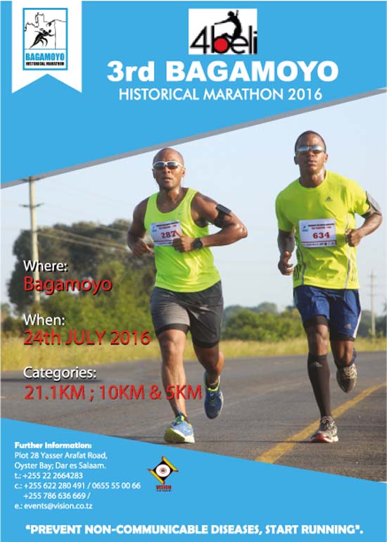 3rd Bagamoyo Historical Marathon 2016