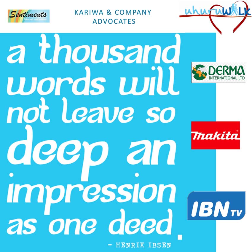 A Thousand words will not leave so deep an impression…