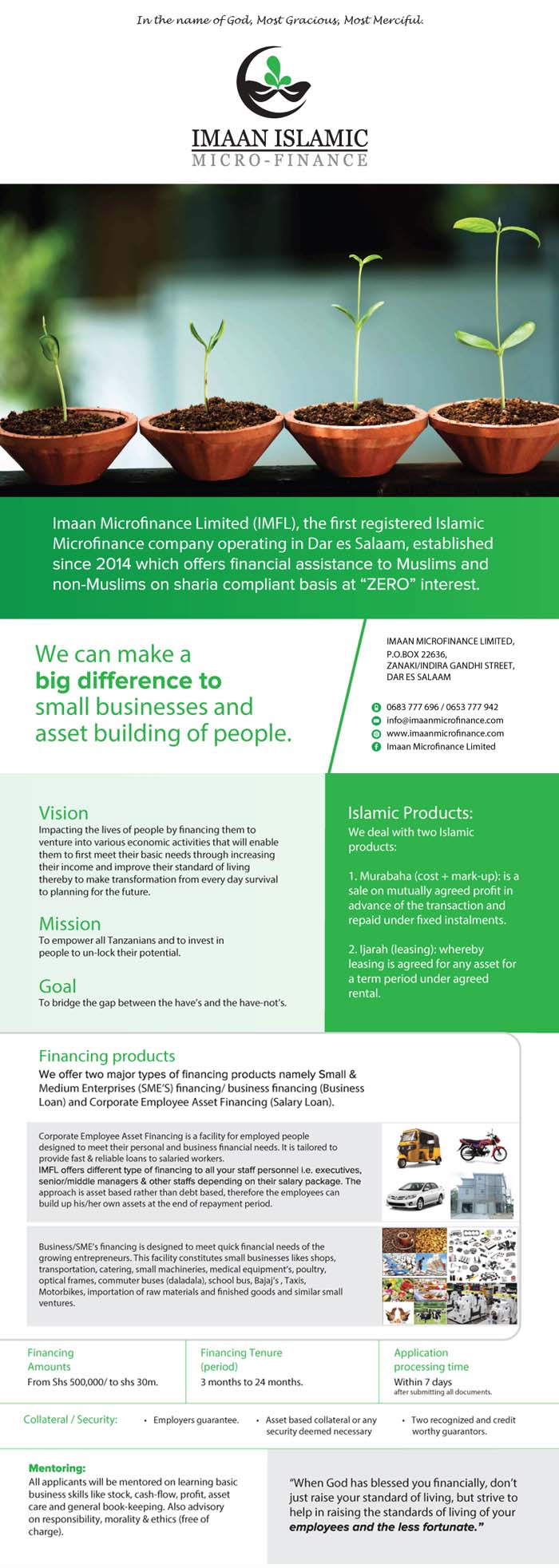 We can make a big difference