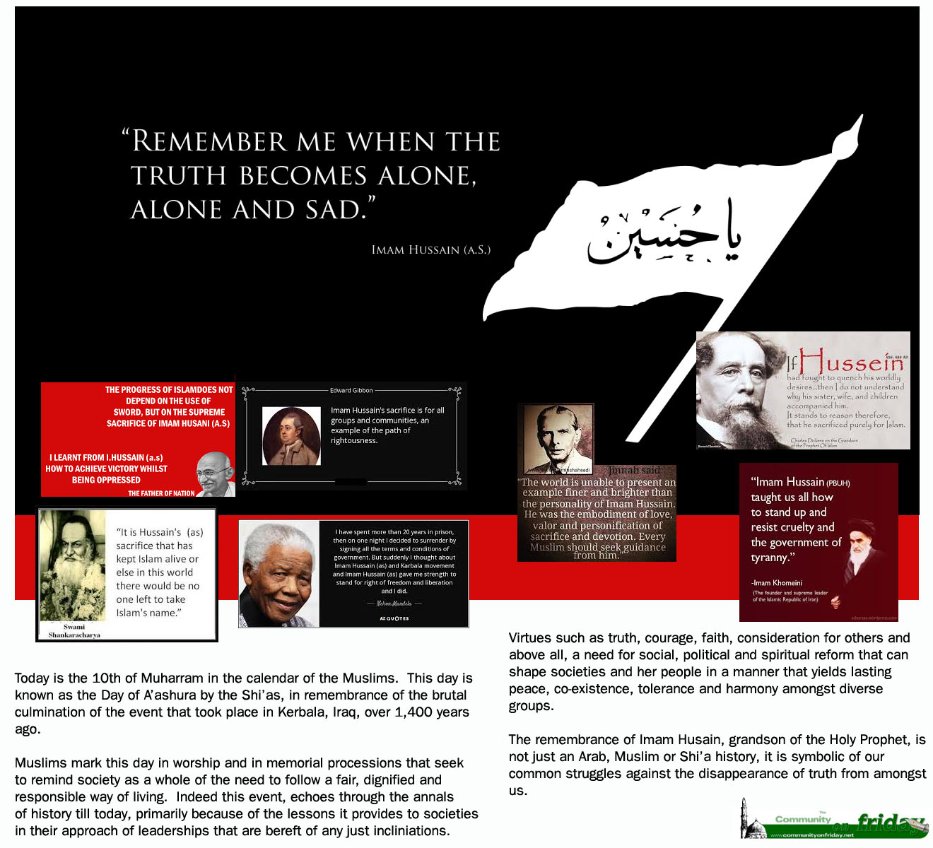 Remember me when the Truth becomes alone