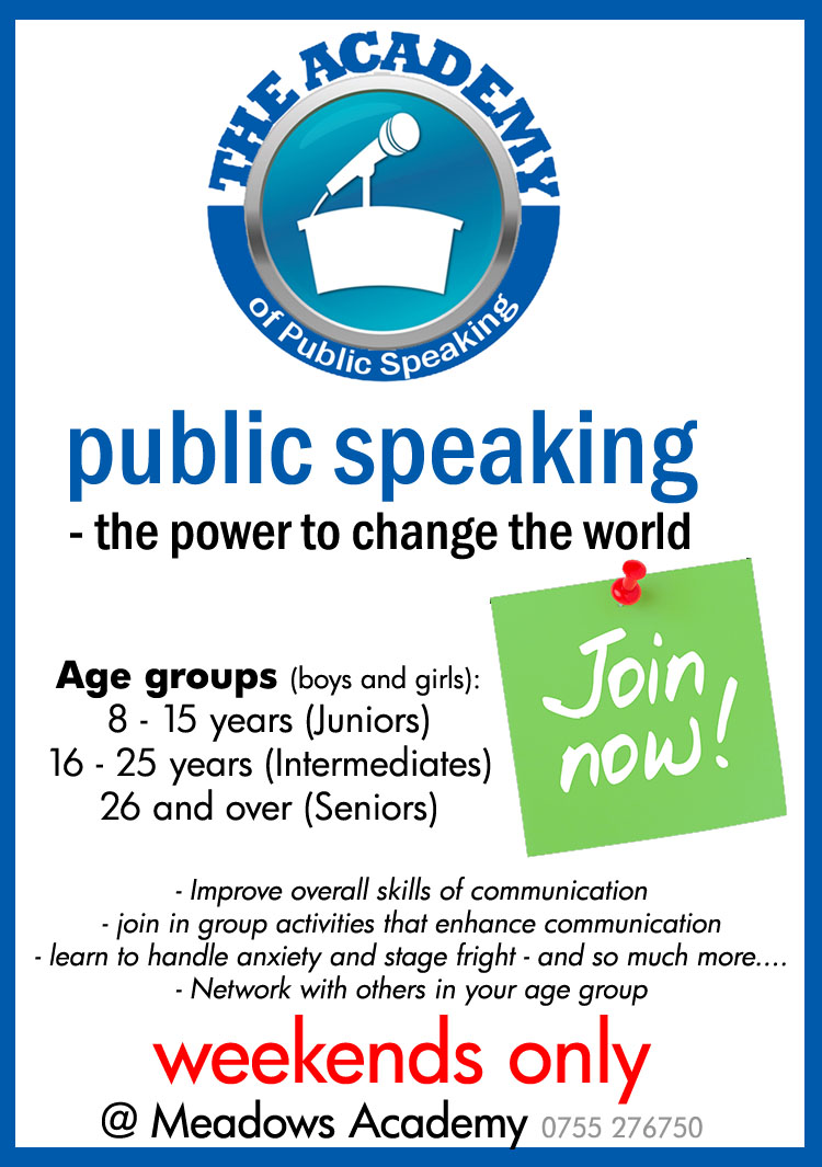 The Academy of Public Speaking – Join now