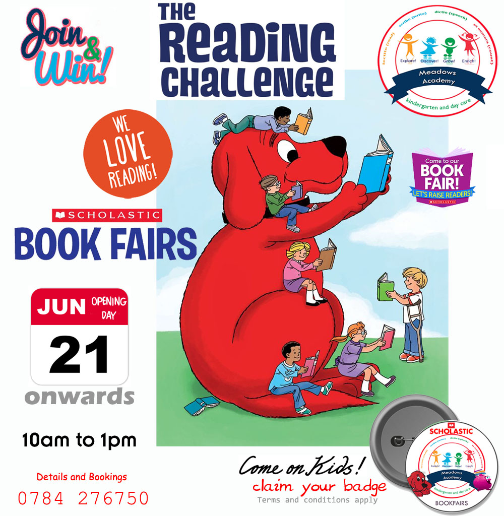 Scholastic Book Fairs – now open