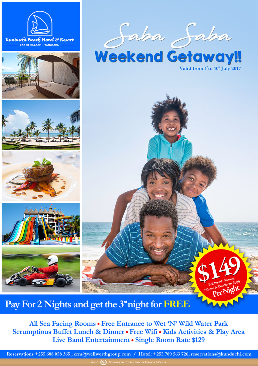 Saba Saba Weekend Getaway!