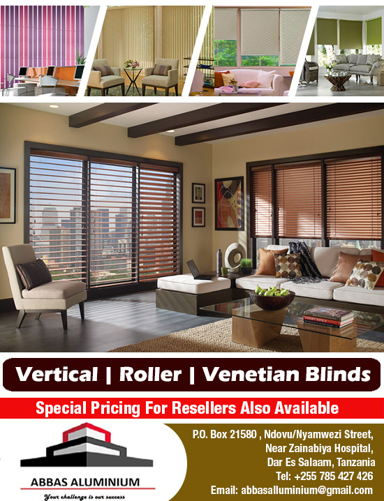 Vertical, Roller and Venetian Blinds