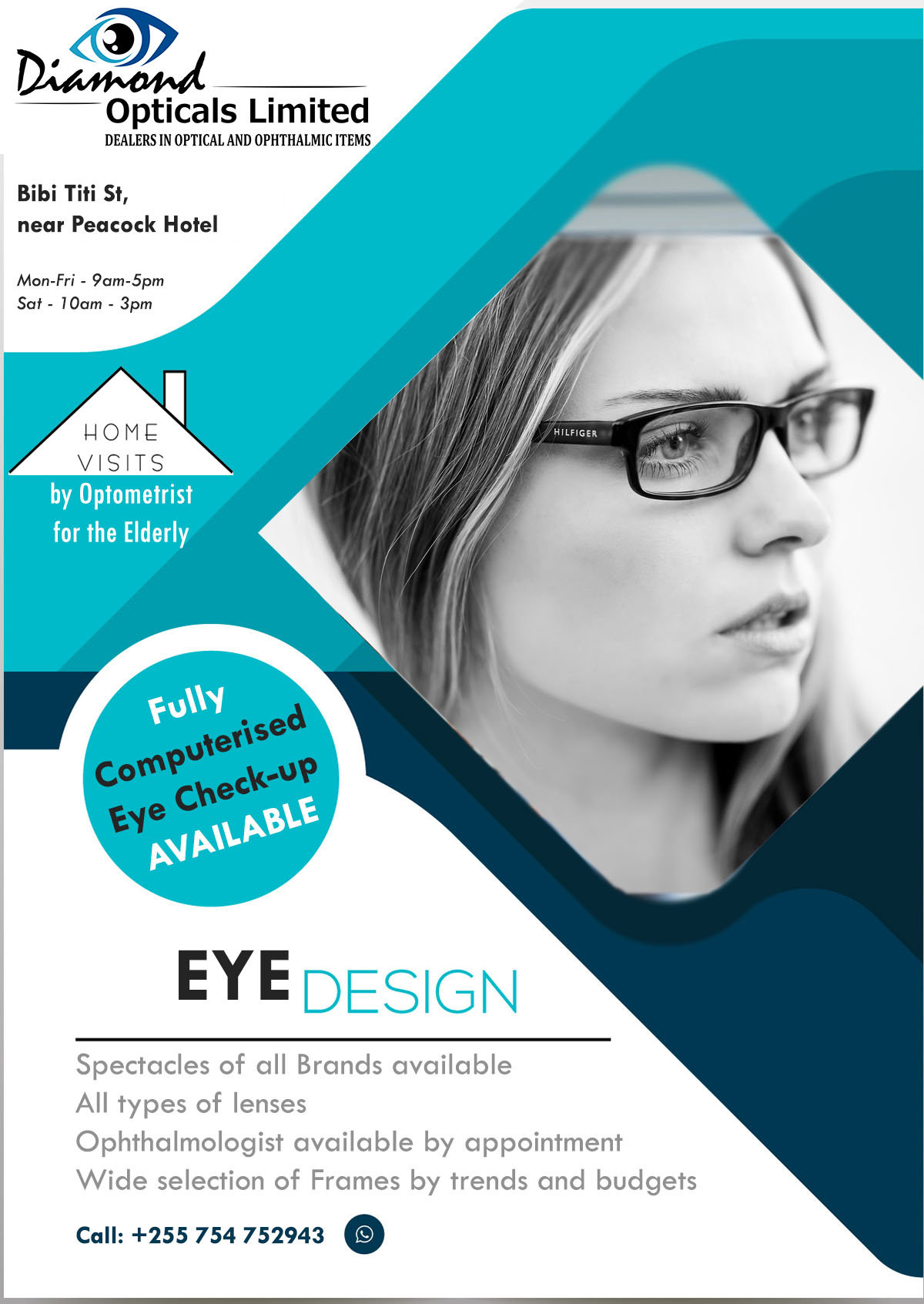 EYE DESIGN – Fully computerised eye check up