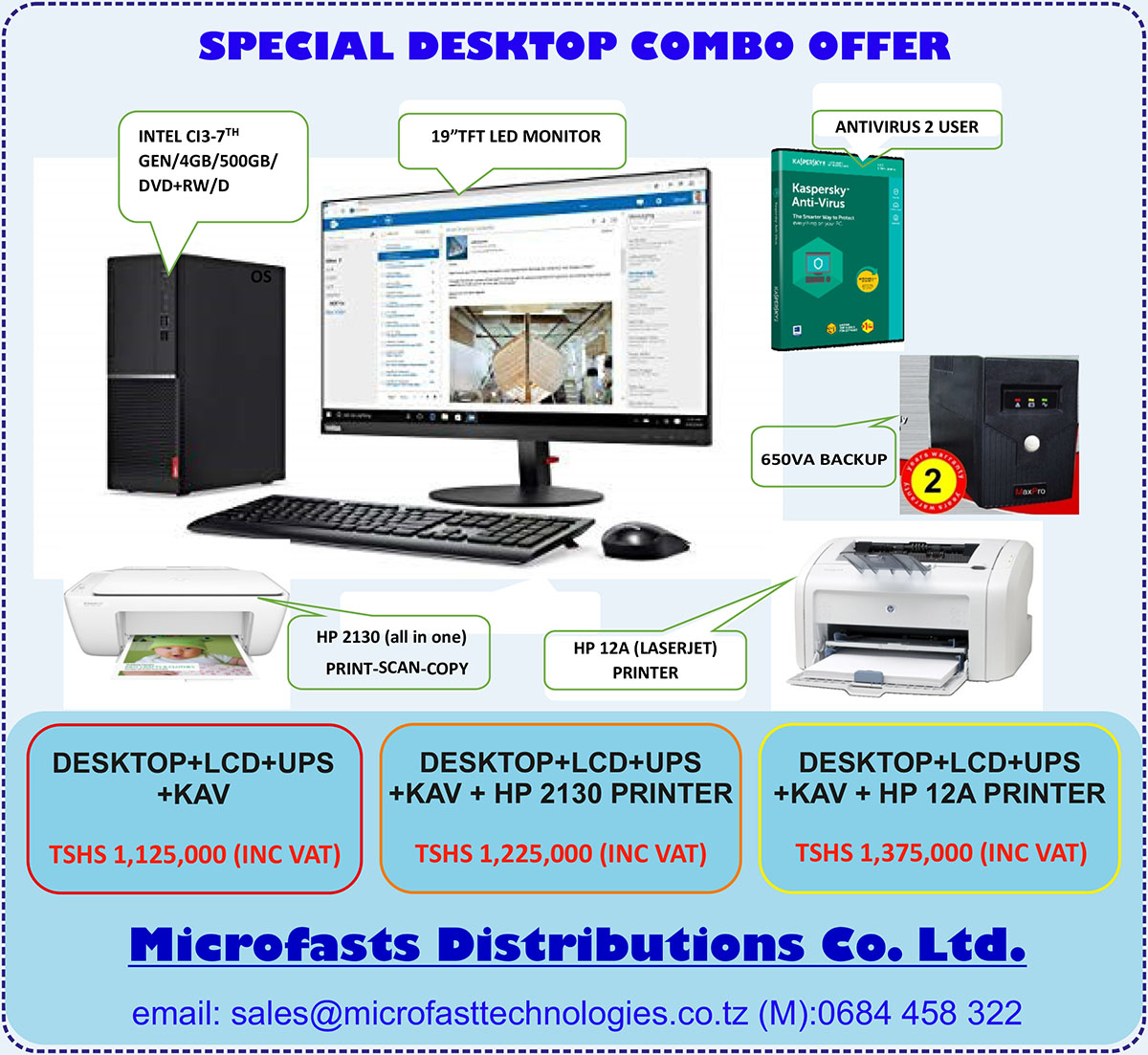 Special Desktop Combo offer