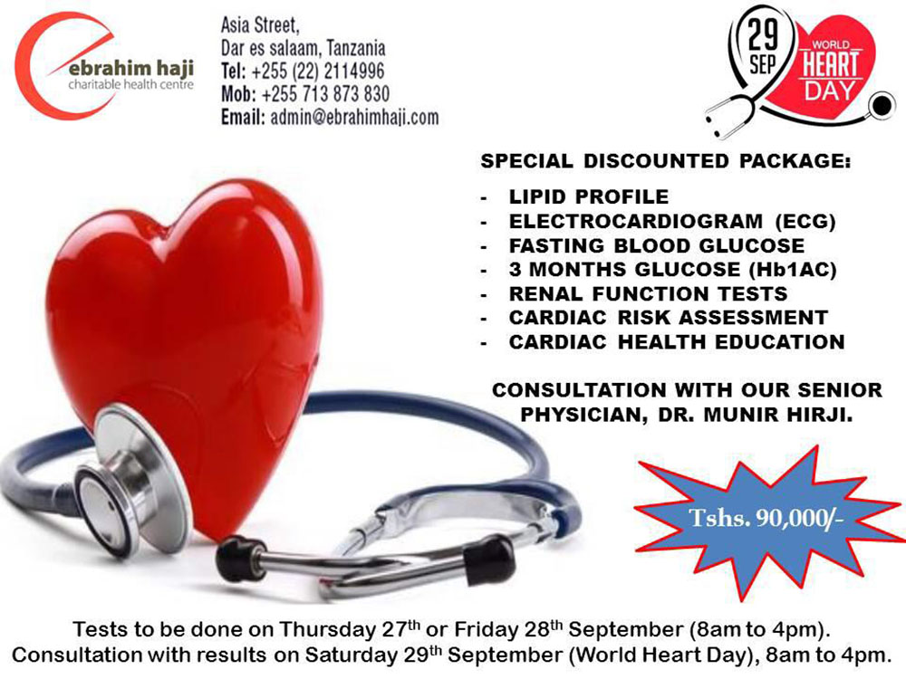 World Heart Day – Special discounted package