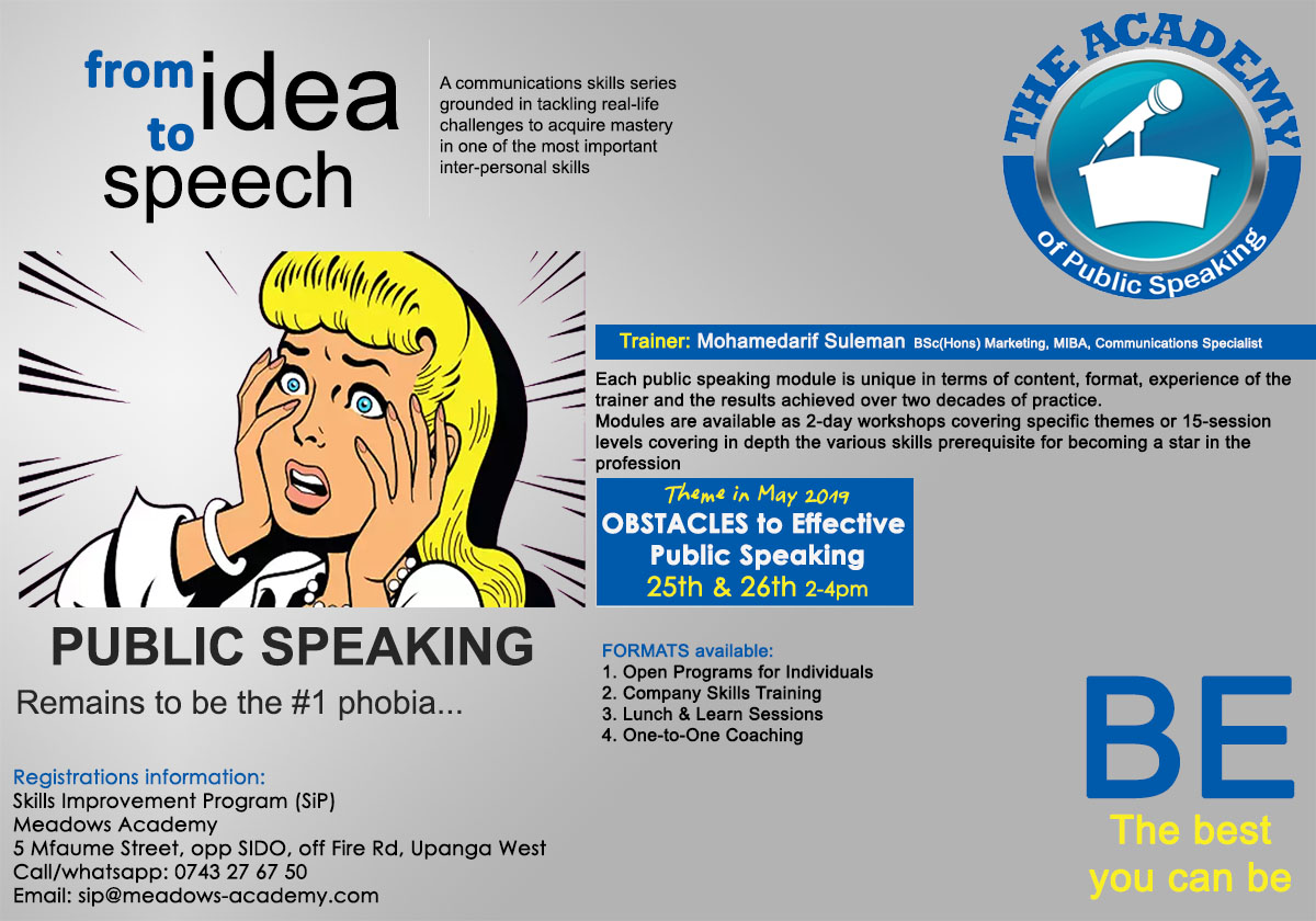 Obstacles to Effective Public Speaking