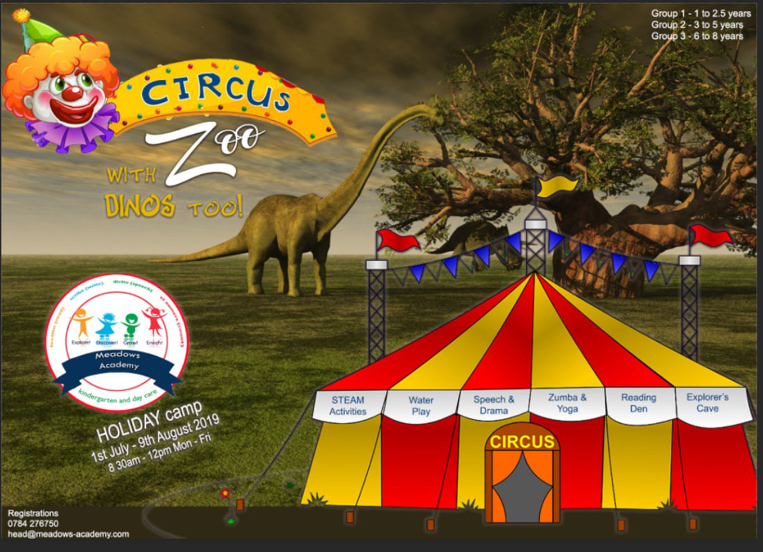 Circus Zoo with Dinos too!