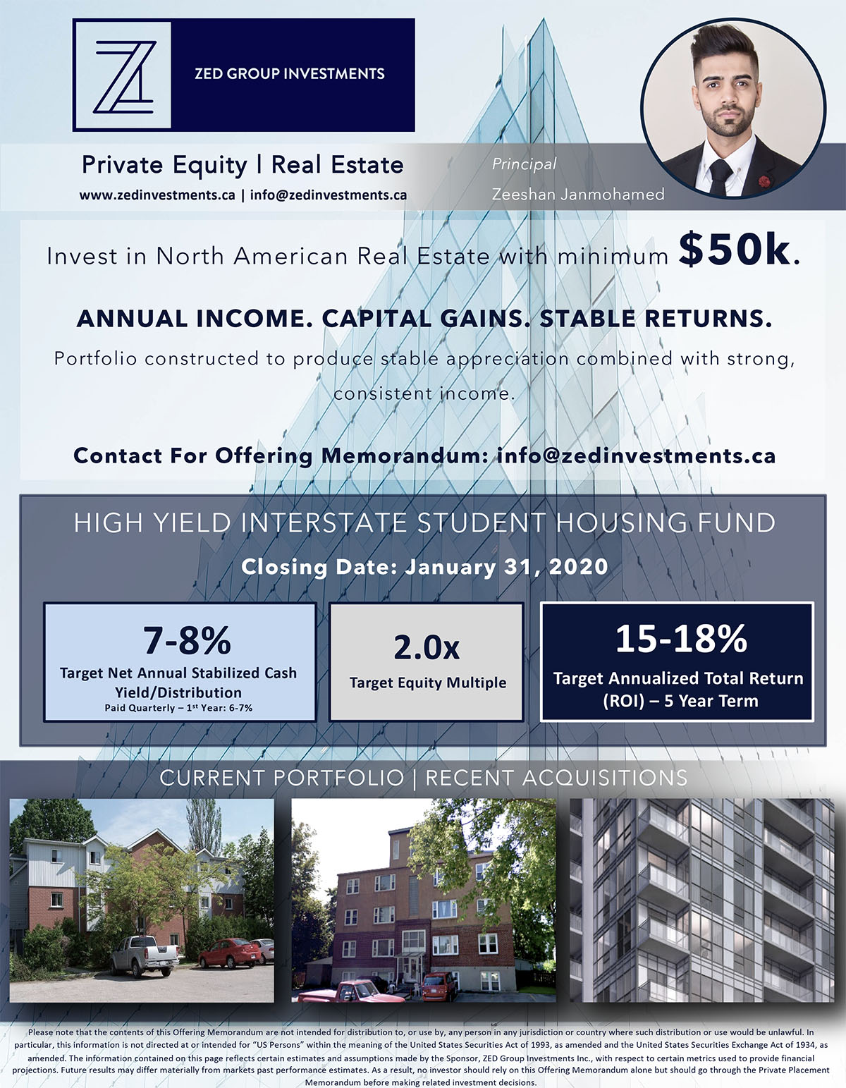 Invest in North American Real Estate