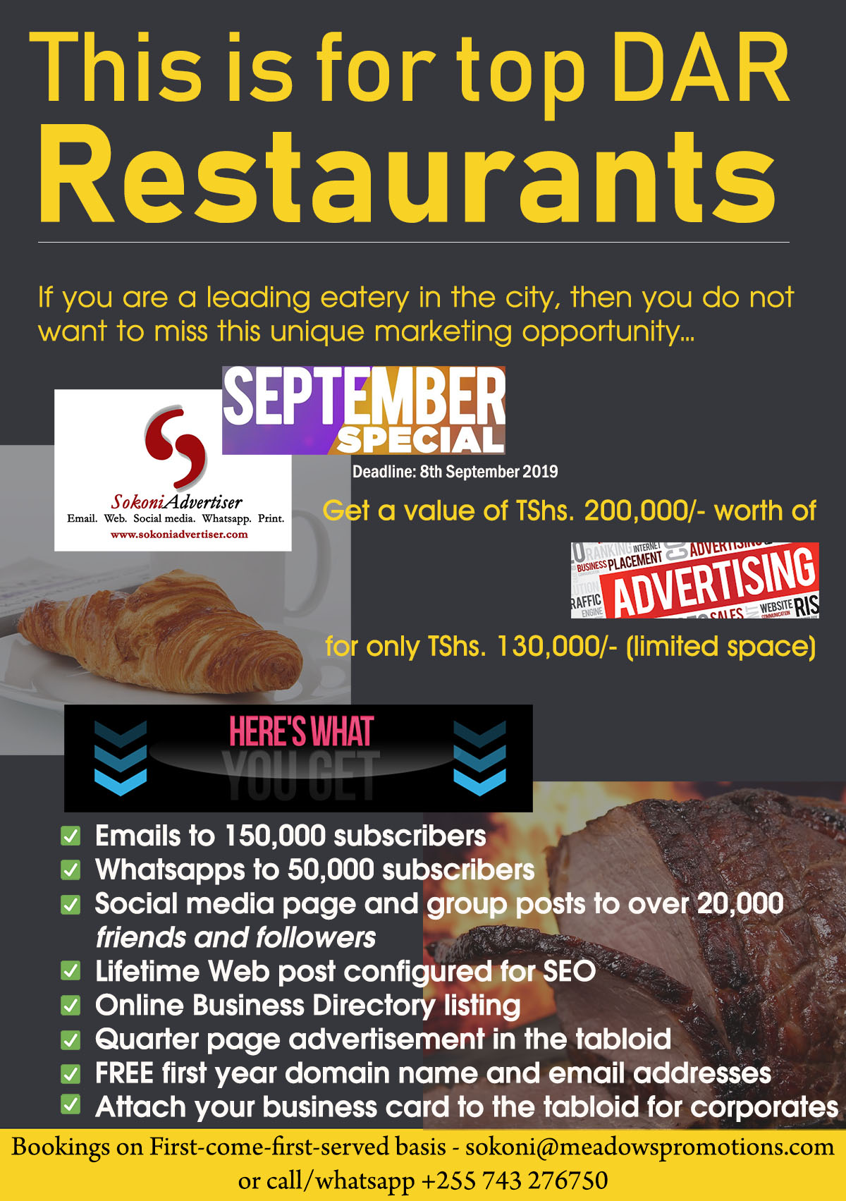 This is for top Dar Restaurants