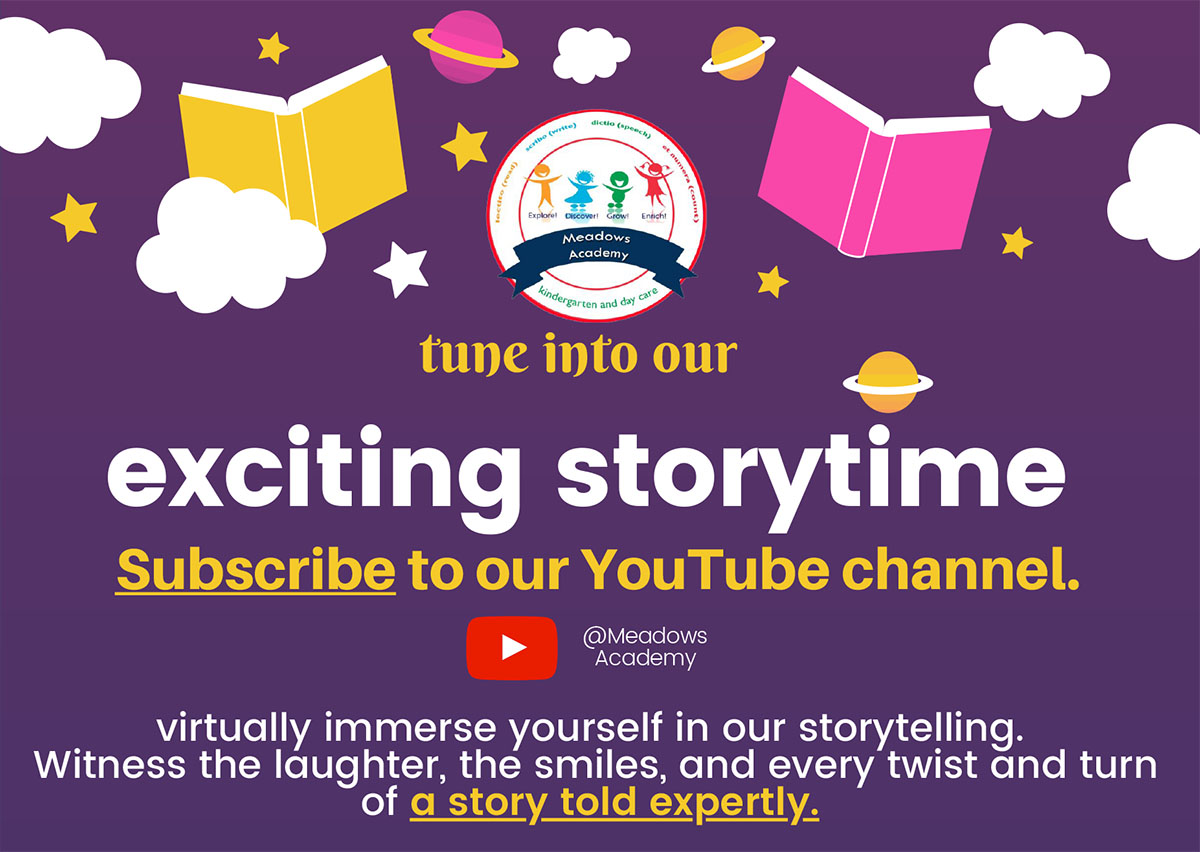 Tune in to our exciting story time channel