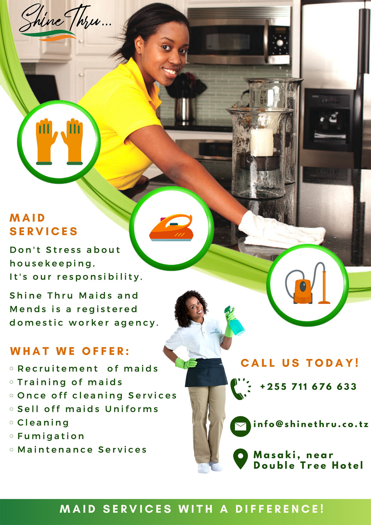 Maid services with a difference!