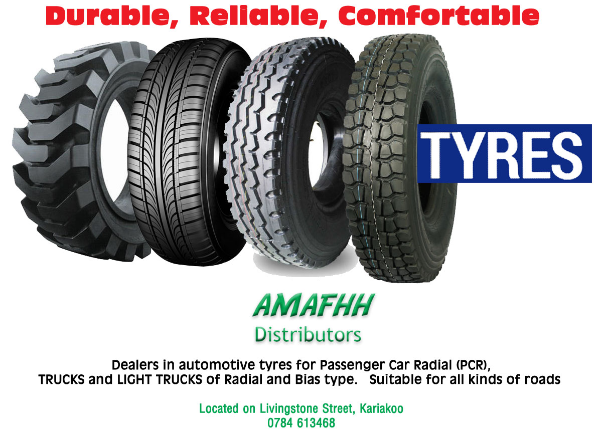 All kinds of tyres