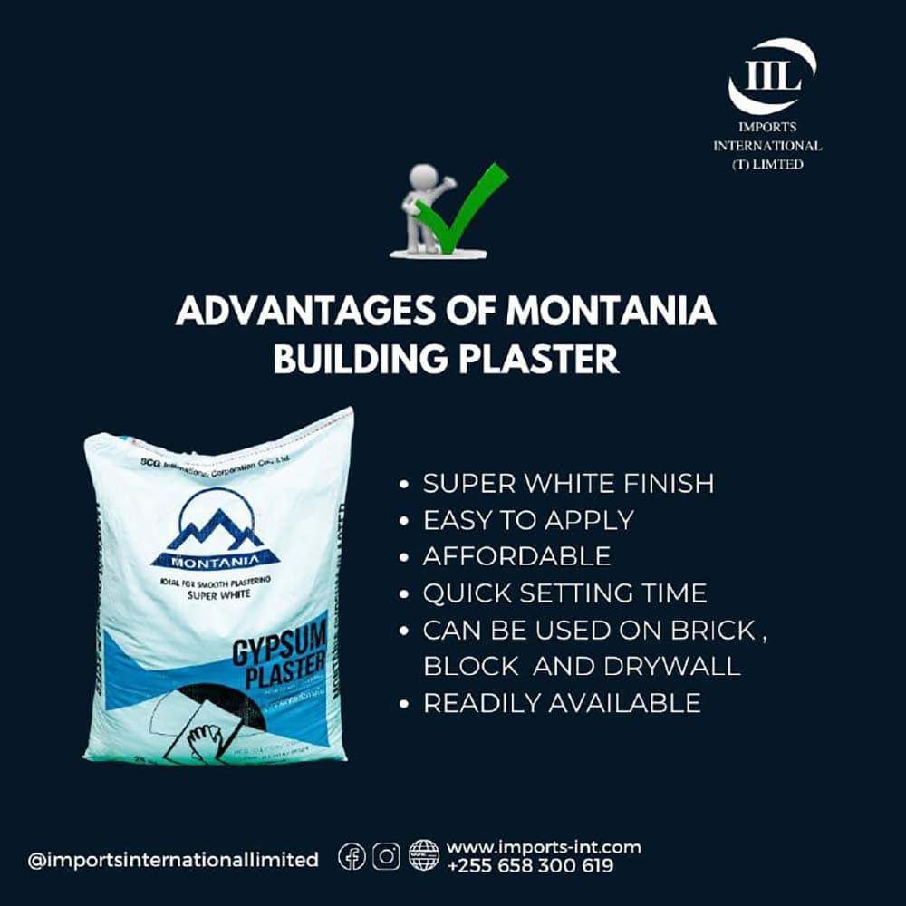 Advantages of Montainia Building Plaster
