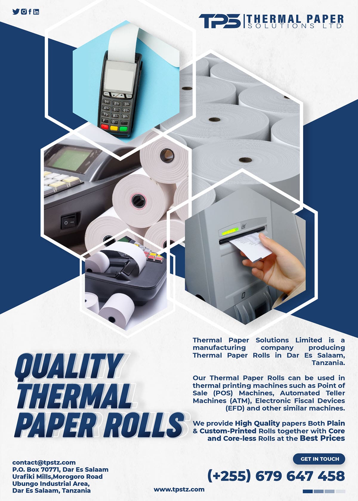 Need quality thermal paper rolls?