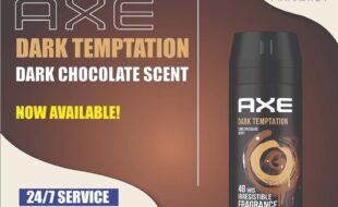Axe body spray