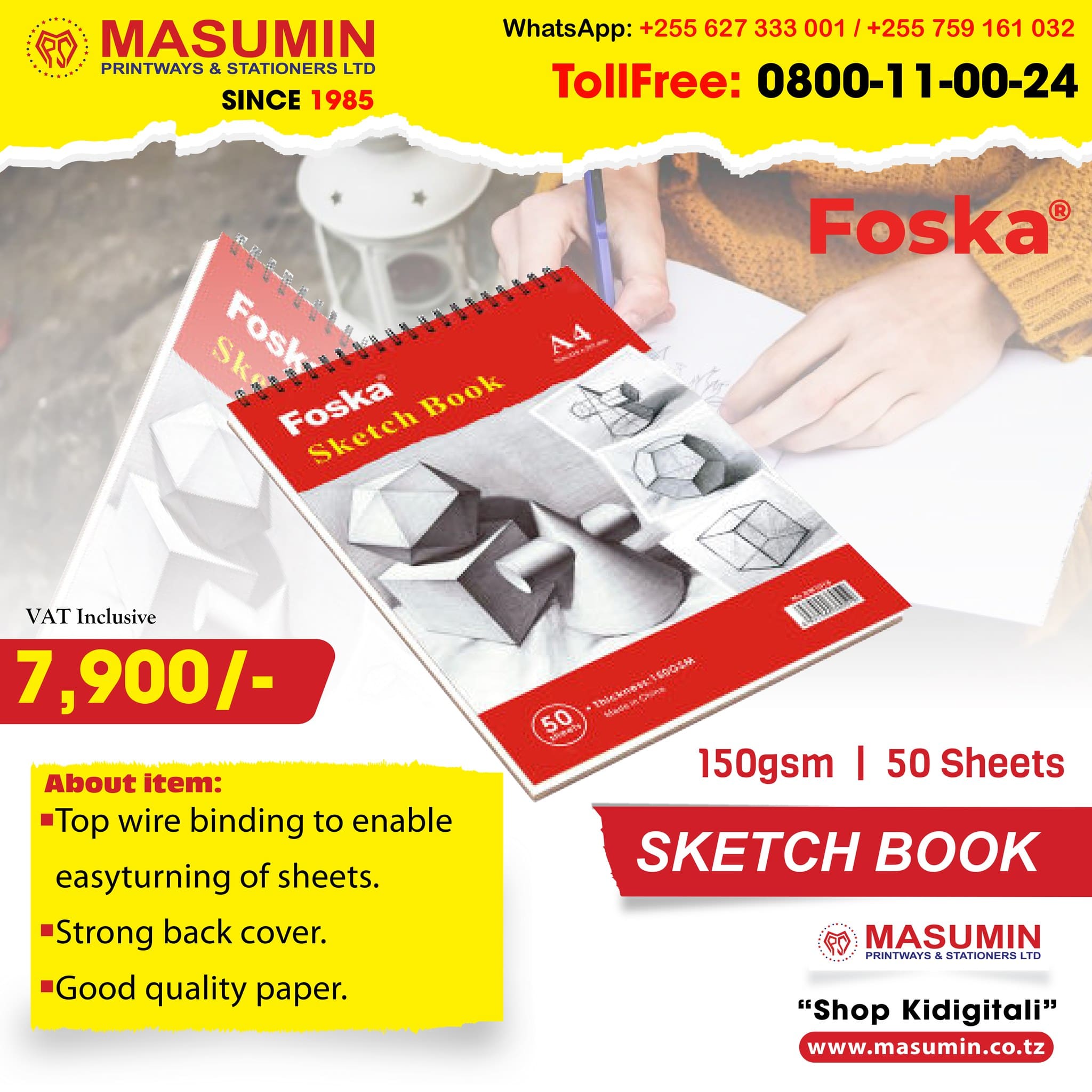 Why Choose the Foska Sketch Book?