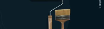 Paintbrushes and rollers