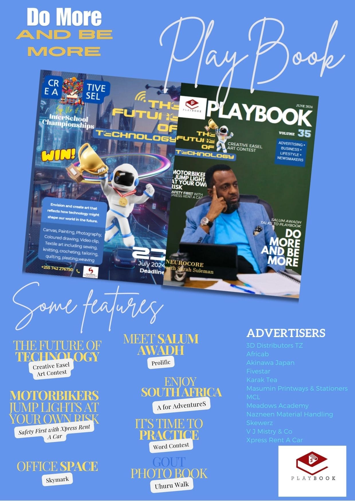 PlayBook Volume 35 – Do More and Be More