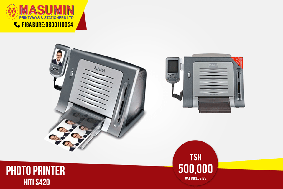 Compact photo printer