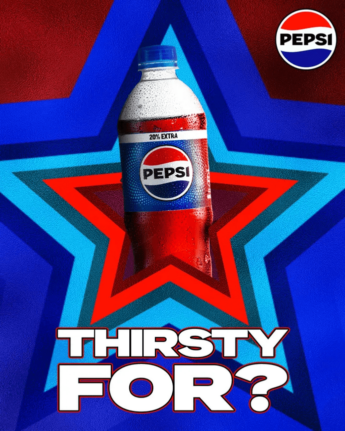 Pepsi with 20% EXTRA!