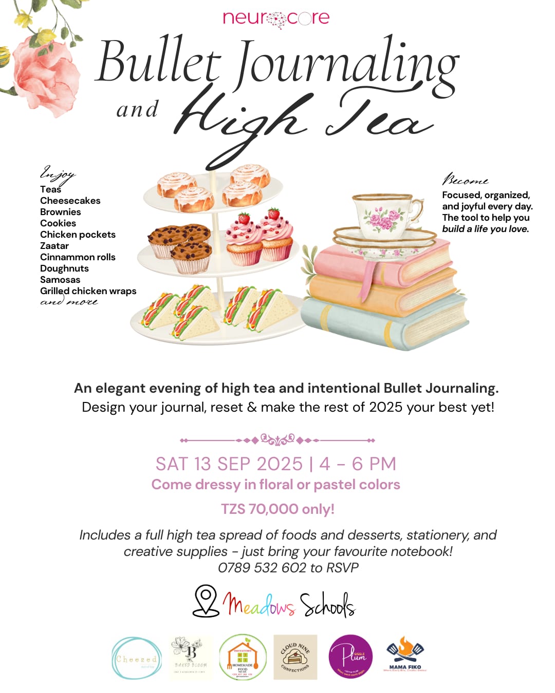 An Evening of Bullet Journalling & High Tea