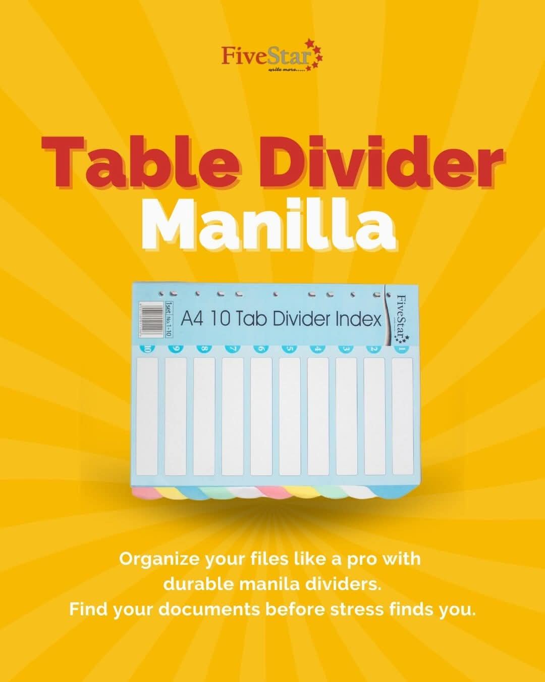 The Enduring Efficacy of the Manilla Table Divider