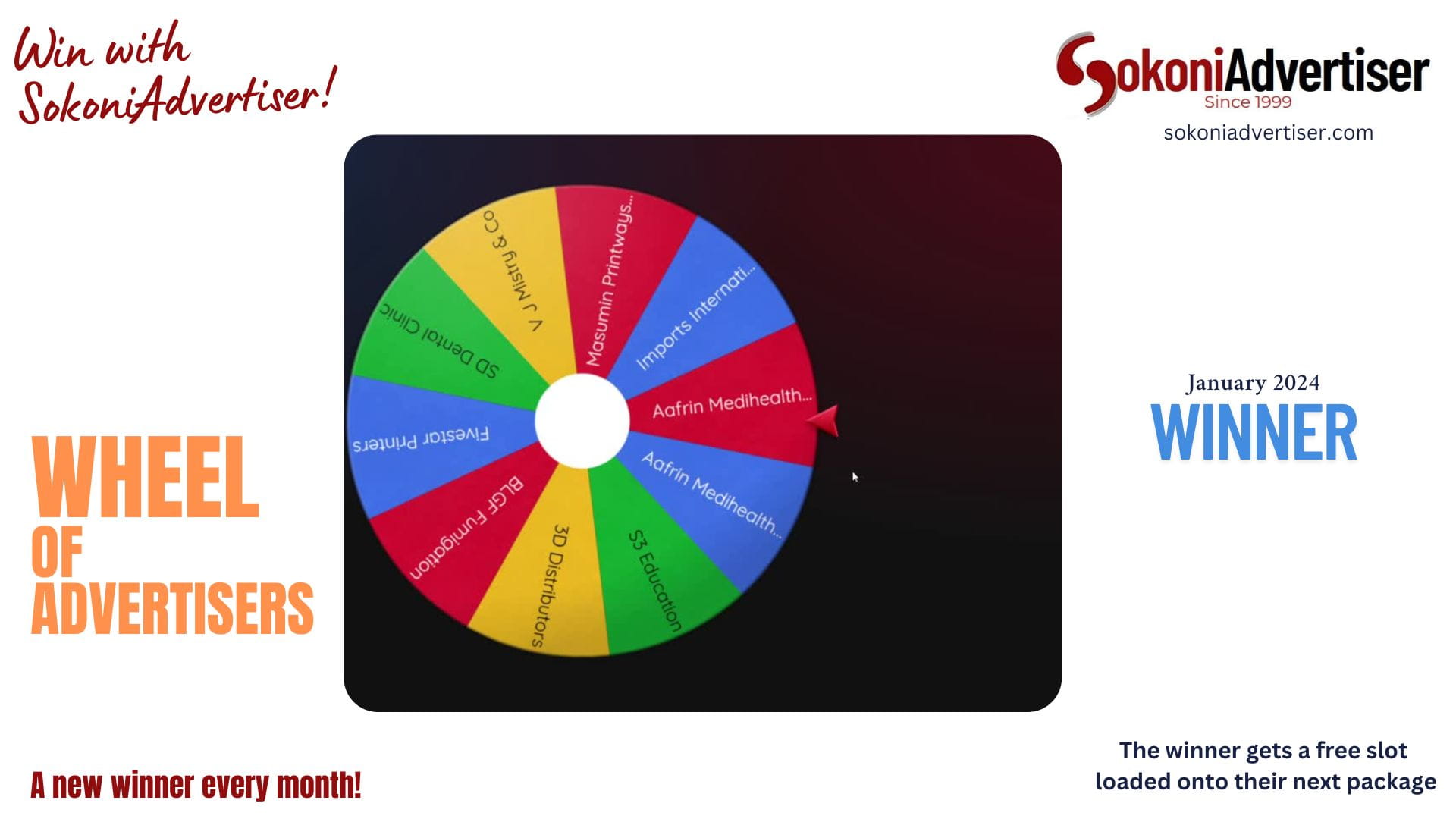 Wheel of Names January 2024