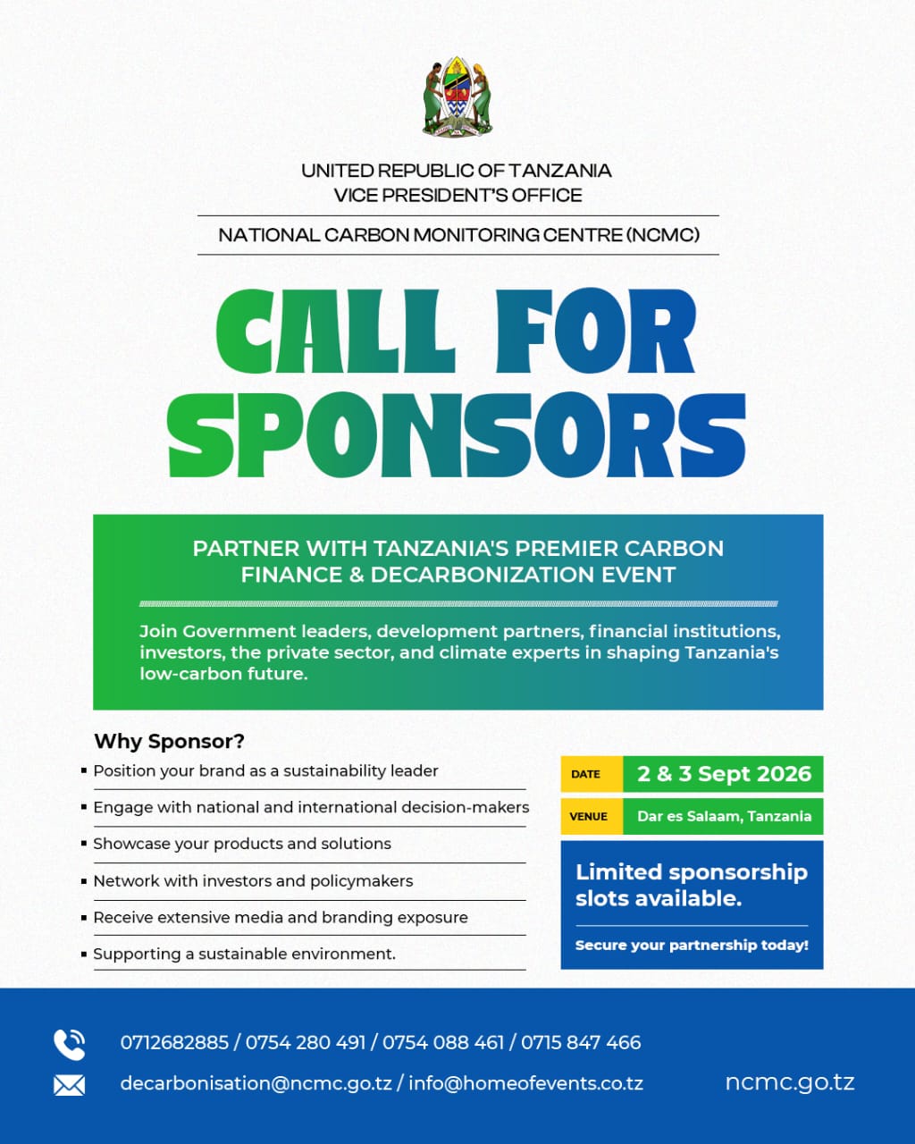 Call for Sponsors