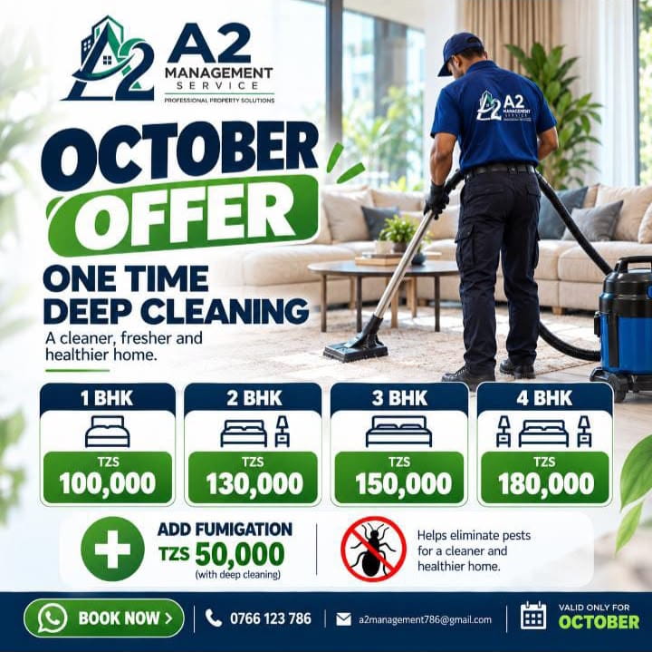 October Offer – One-time Deep Cleaning